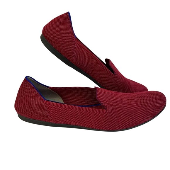 Rothy's Shoes - Rothy's Women's Loafer Size 9 Red Flats Eco-Friendly Casual Shoes